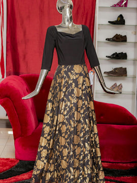 Black-Gold Dress